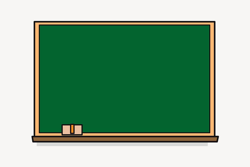 Chalkboard, education illustration. Free public domain CC0 image.
