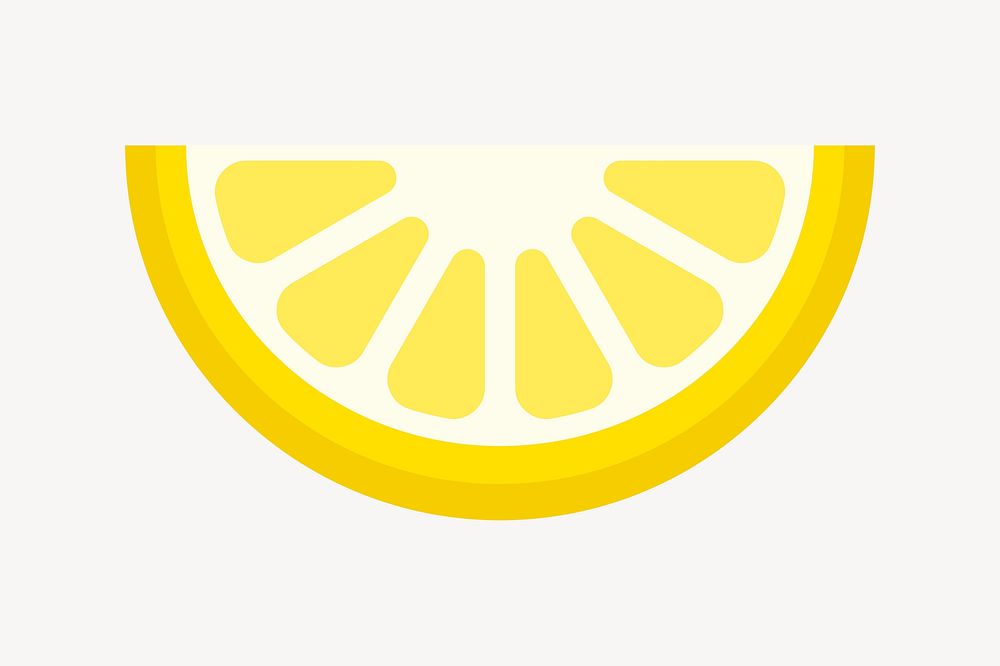 Lemon clipart, fruit illustration psd. Free public domain CC0 image.