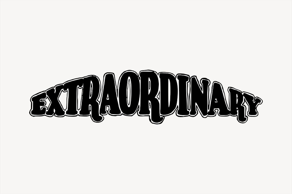 extraordinary-clipart-text-illustration-psd-free-psd-rawpixel