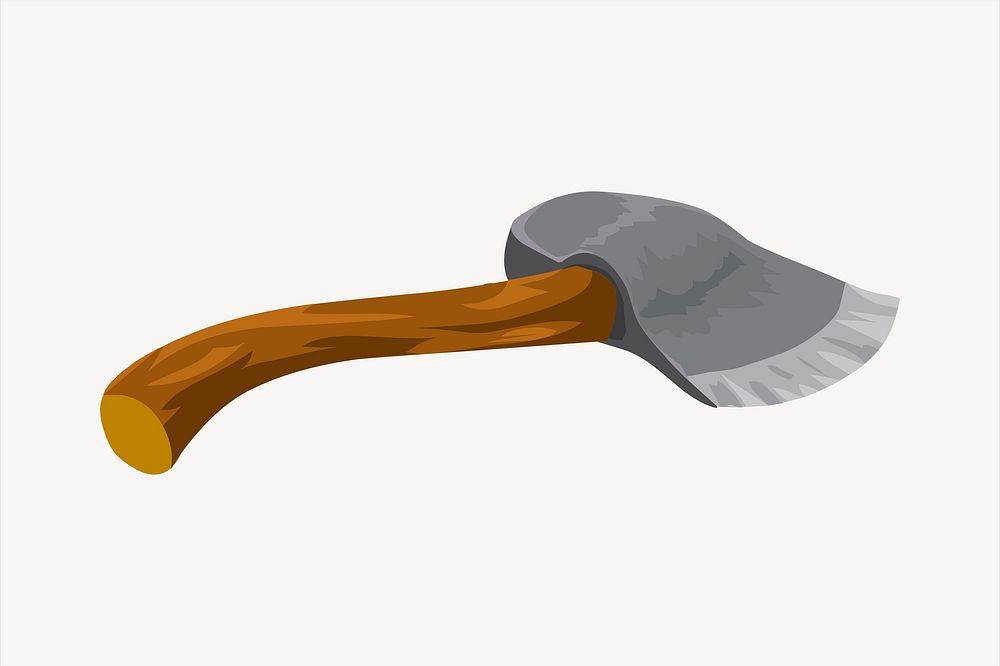 Axe clipart, object illustration vector. Free public domain CC0 image.