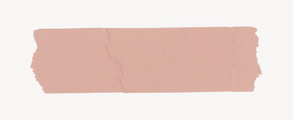 Pink washi tape, torn paper design
