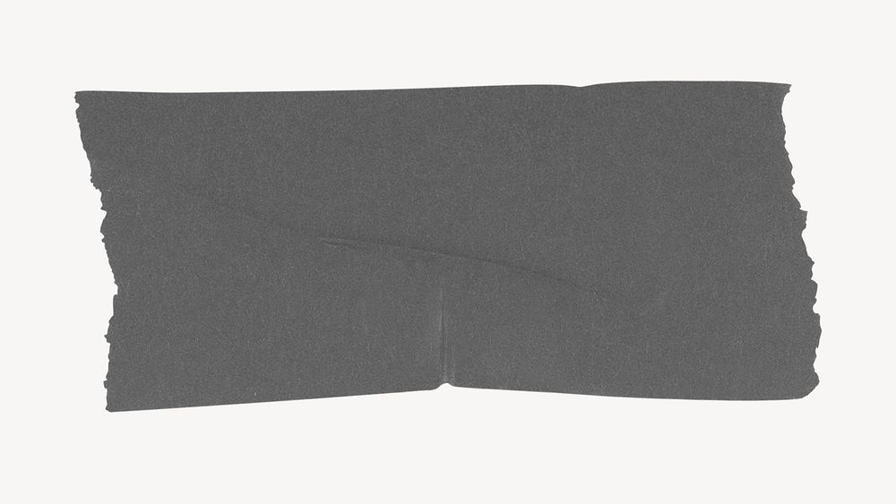 Gray washi tape, torn paper design