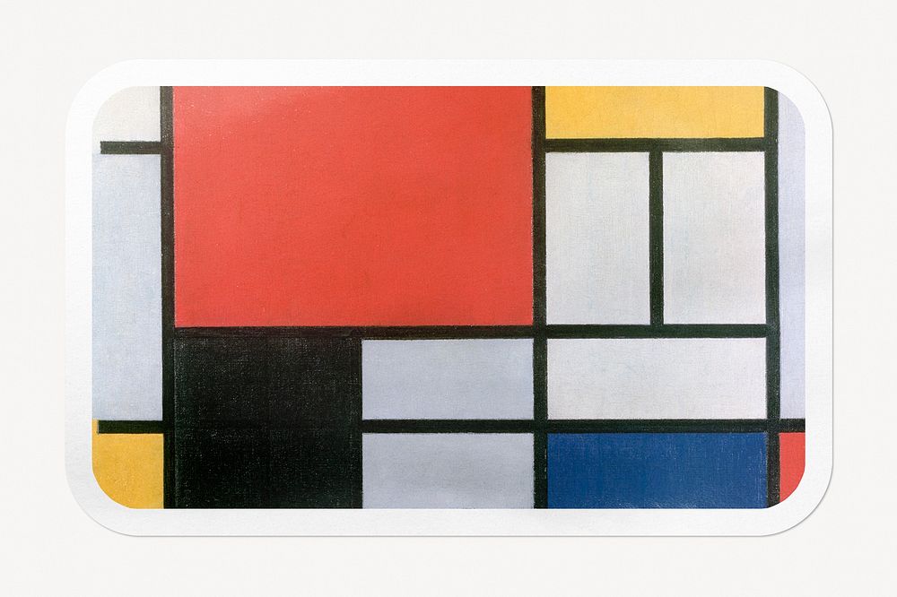 Piet Mondrian's abstract pattern rectangle | Free Photo - rawpixel