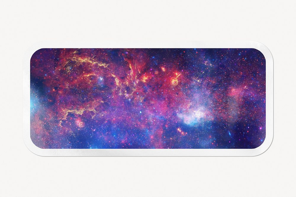 Purple galaxy sky, rectangle white | Free Photo - rawpixel