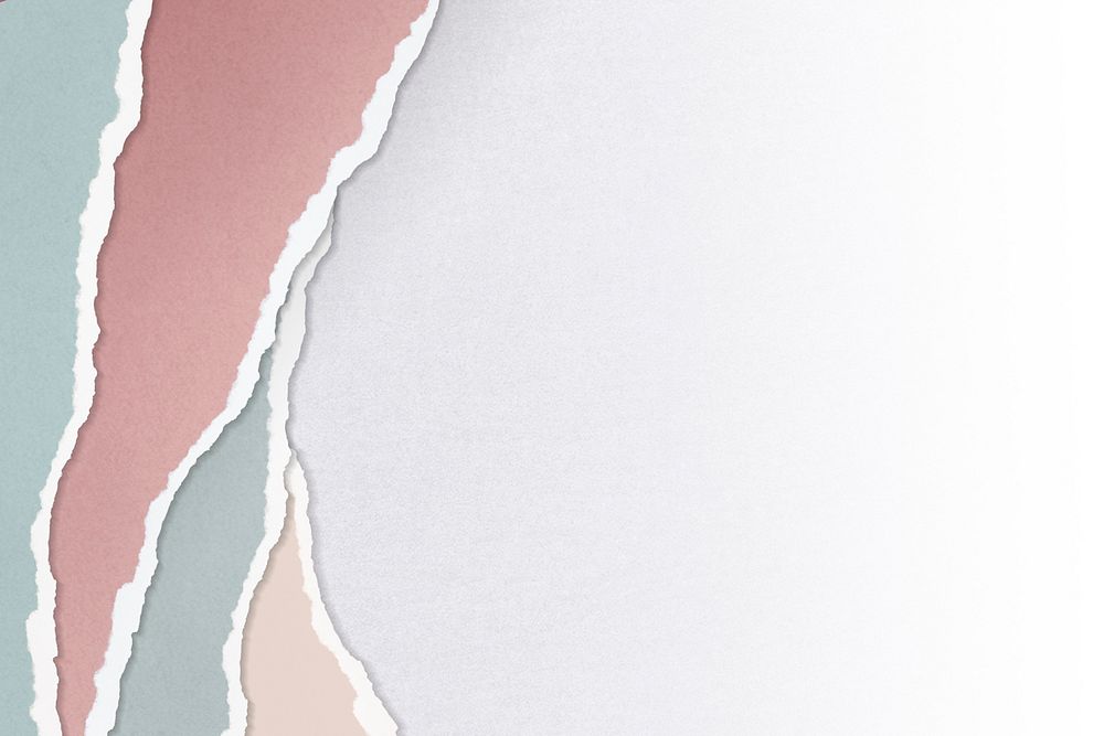 Pastel tone torn paper background