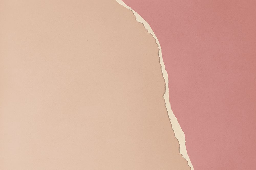 Pink & brown torn paper background