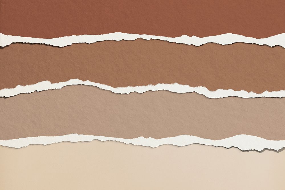 Brown shades torn paper background