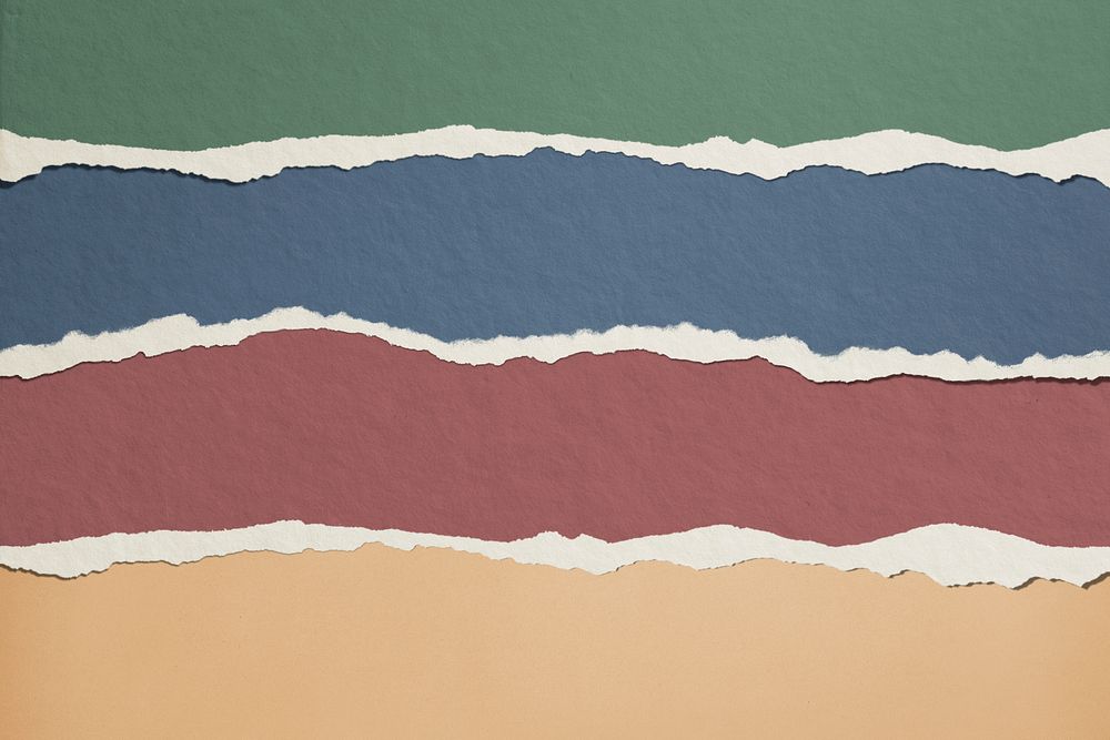 Colorful shades torn paper background