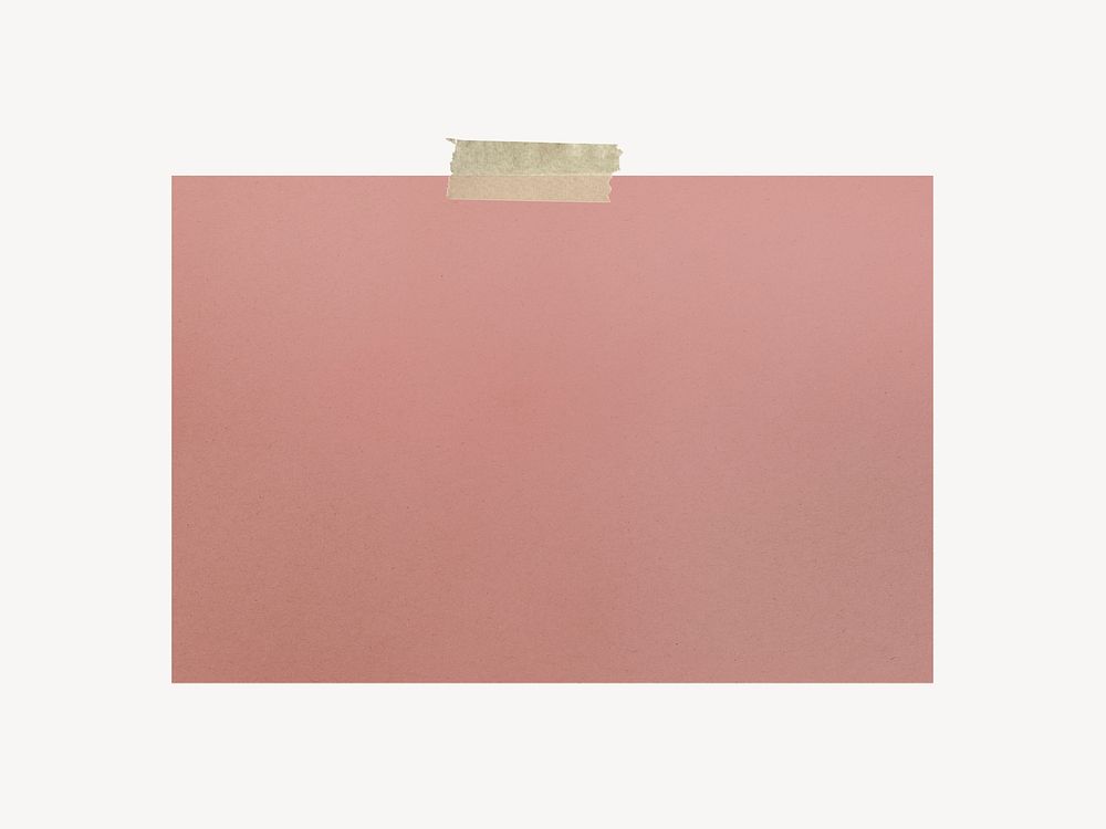 Pink memo frame background, washi tape