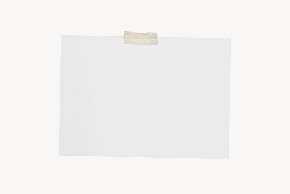 White memo frame background, washi tape