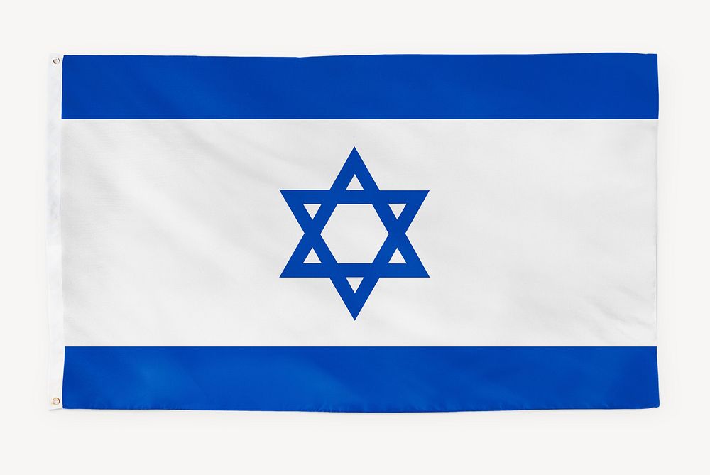Israel flag, national symbol graphic