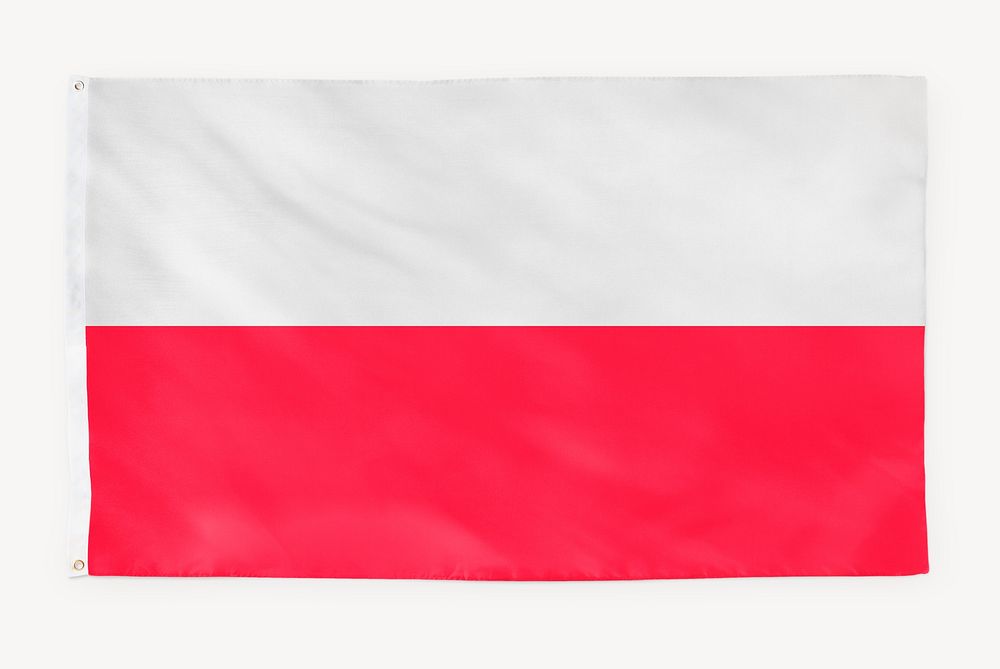 Poland flag, national symbol graphic