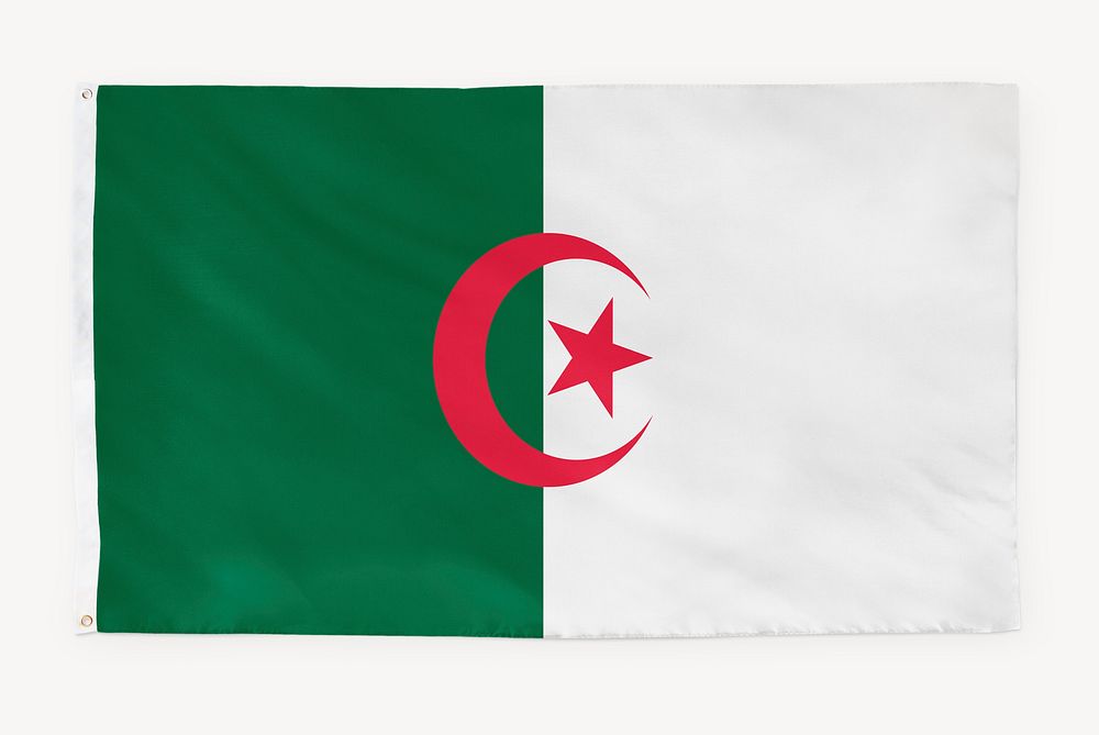 Algeria flag, national symbol graphic