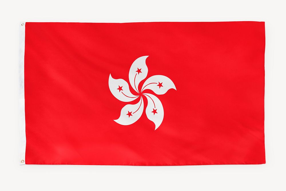 Hong Kong flag, national symbol graphic