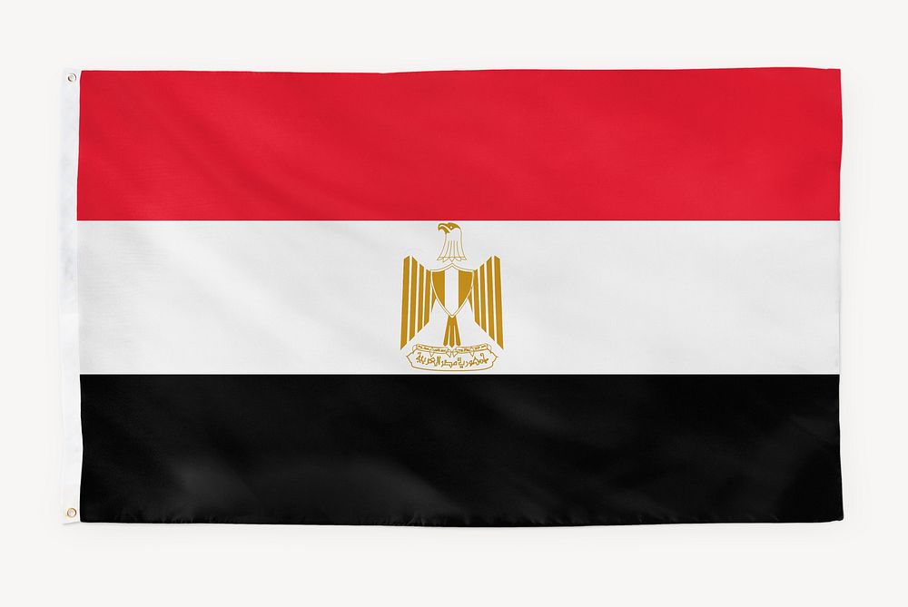 Egypt flag, national symbol graphic