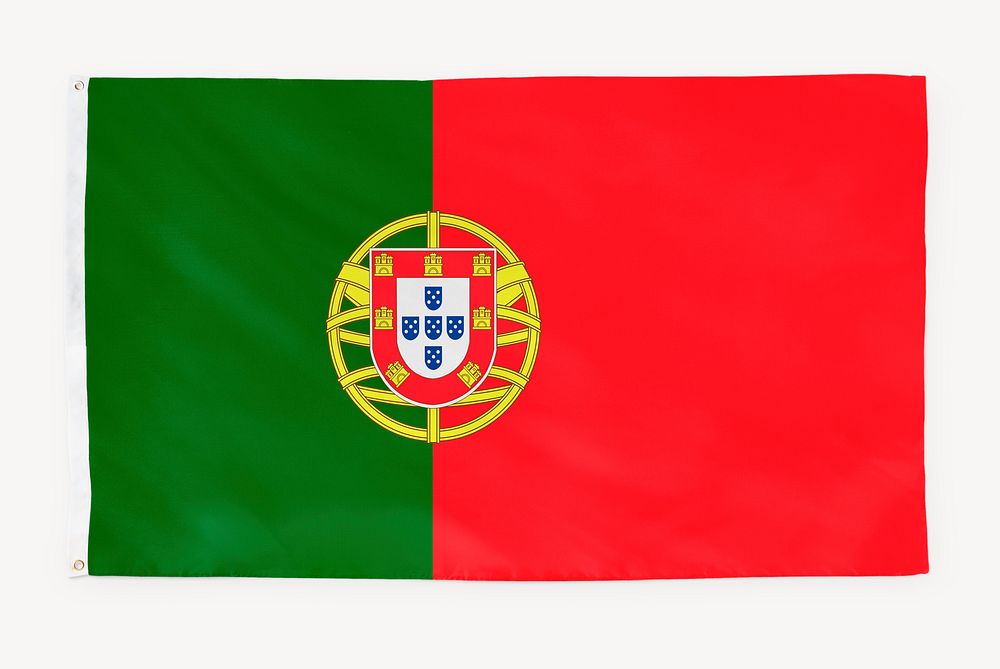Portugal flag, national symbol graphic