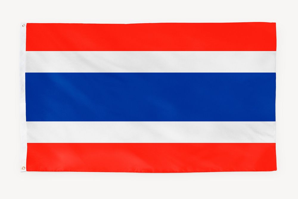 Thailand flag, national symbol graphic