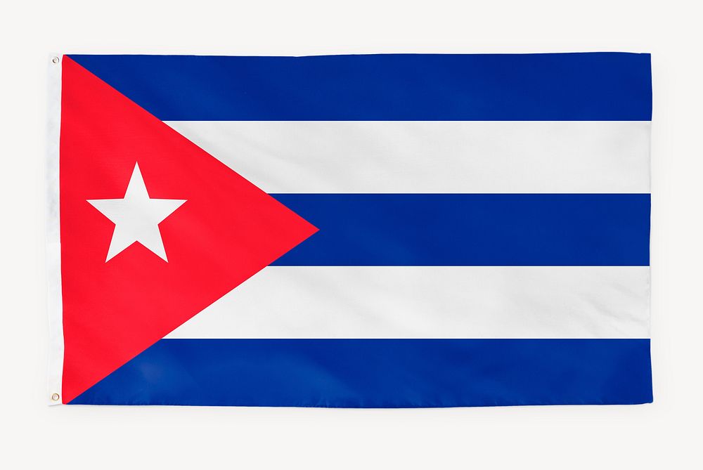 Cuban flag, national symbol graphic