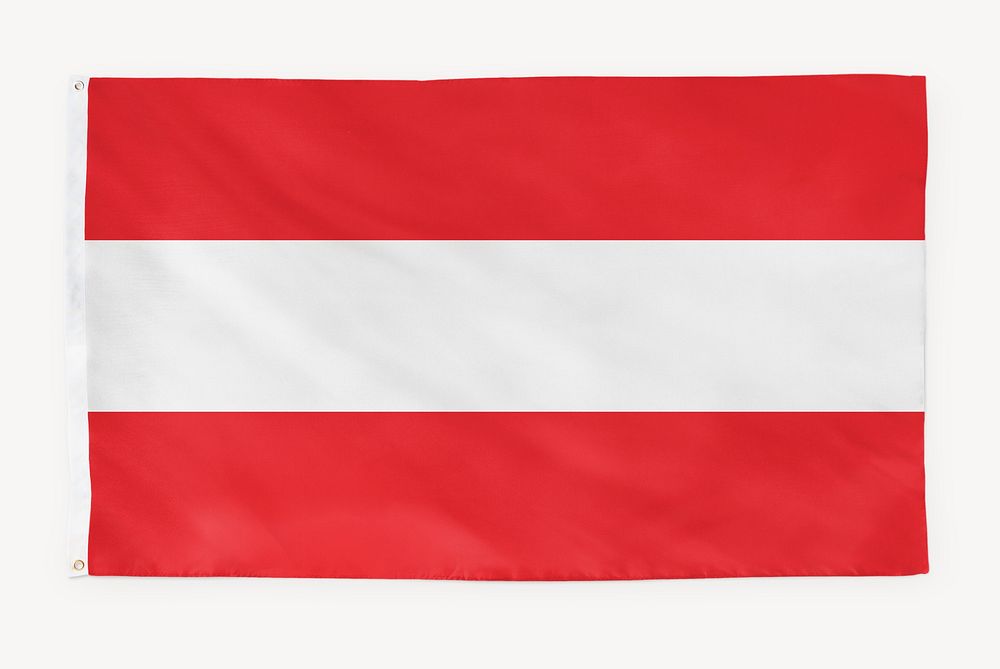 Austria flag, national symbol graphic