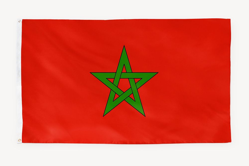 Morocco flag, national symbol graphic