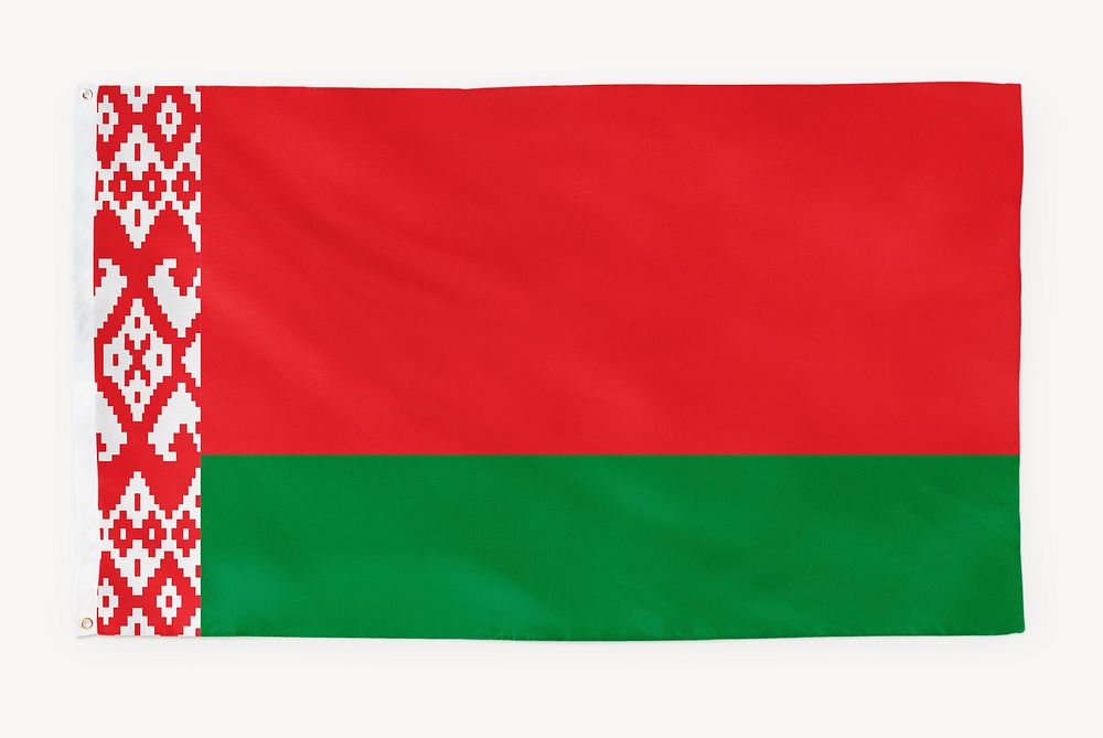 Belarus flag, national symbol graphic
