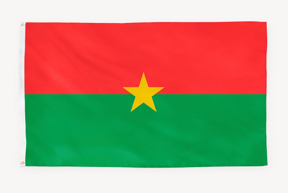 Burkina Faso flag, national symbol graphic