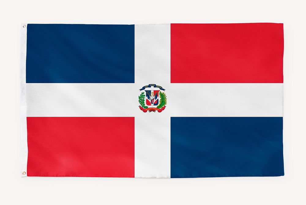 Dominican Republic flag, national symbol graphic