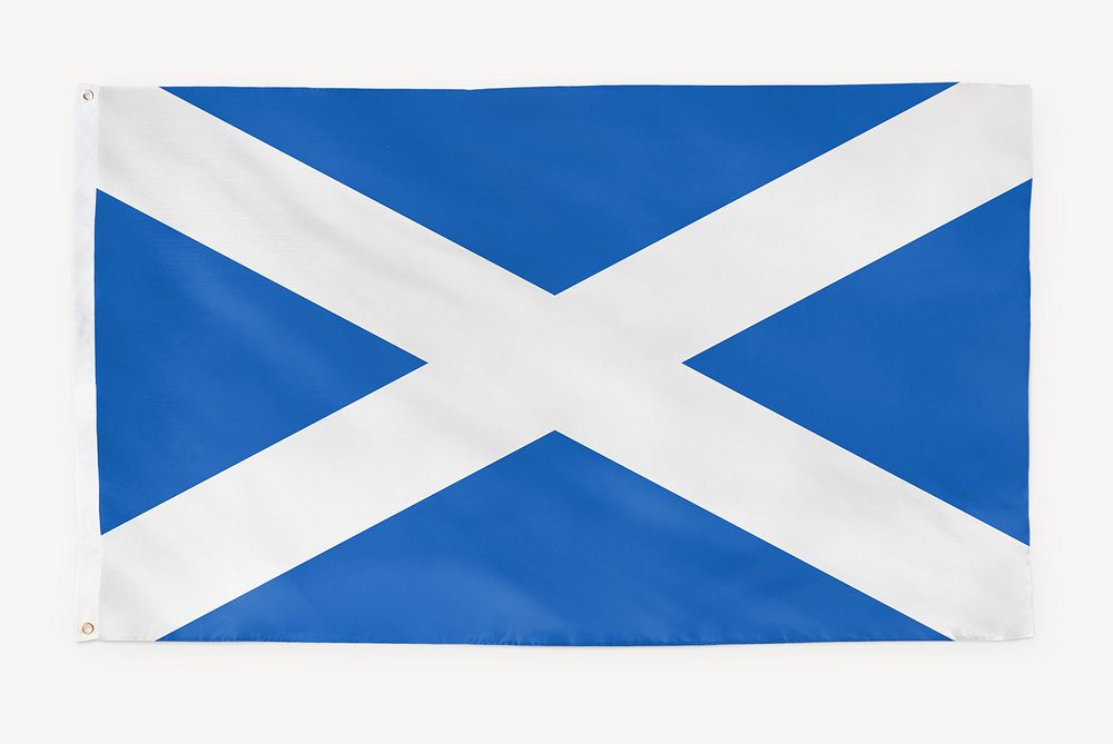 Scotland flag, national symbol graphic