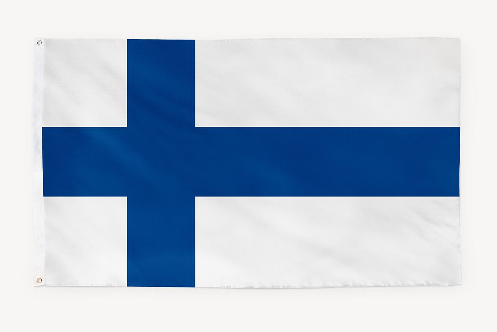 Finland flag, national symbol graphic