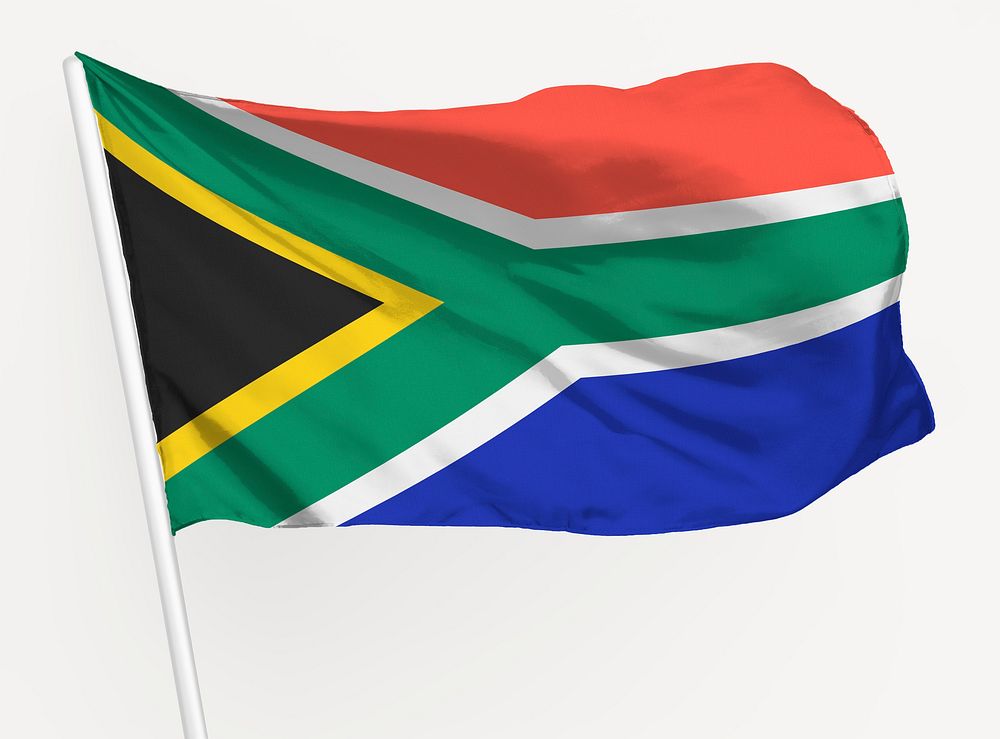 Waving South African flag, national | Free Photo - rawpixel