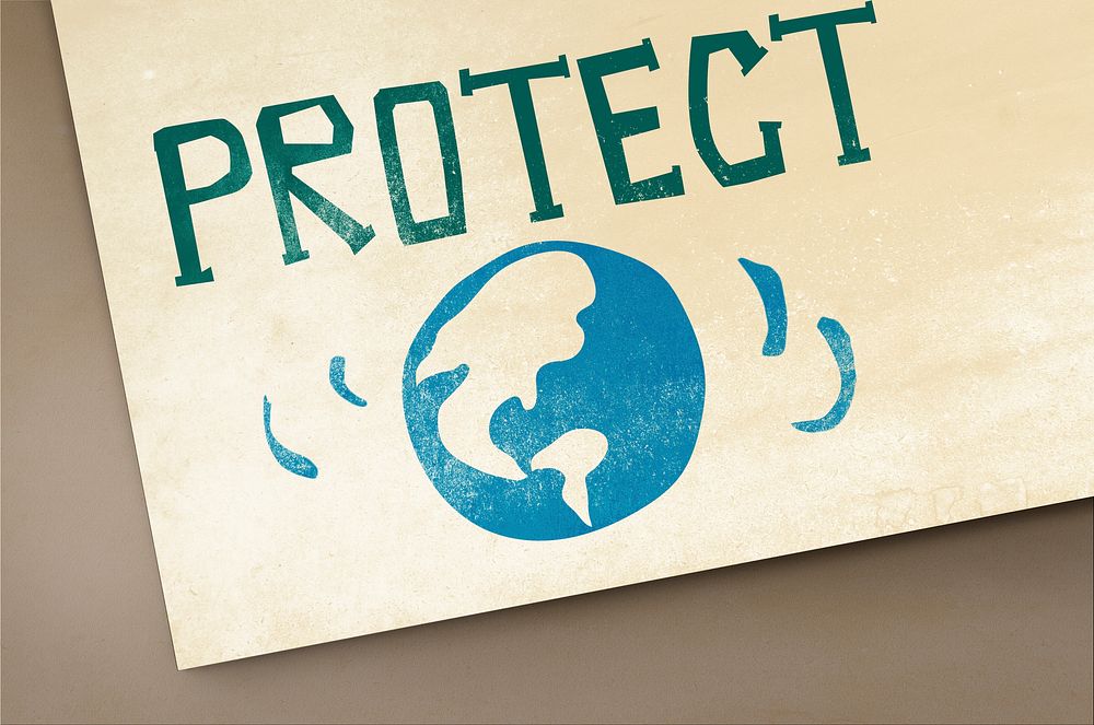 Protect Save Earth Nature Planet Concept