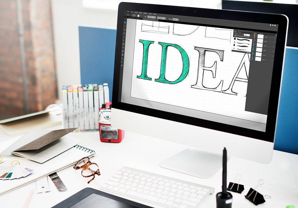 Idea Creative Design Editorial Vision Concept