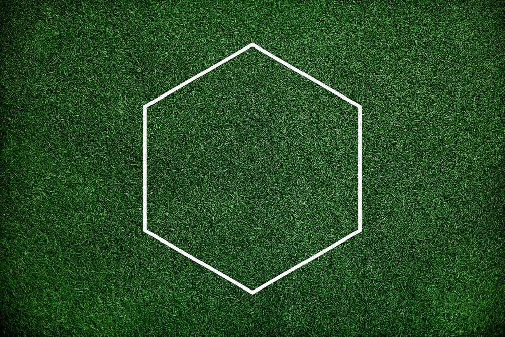 Hexagon Icon Frame Symbol Copy Space Concept