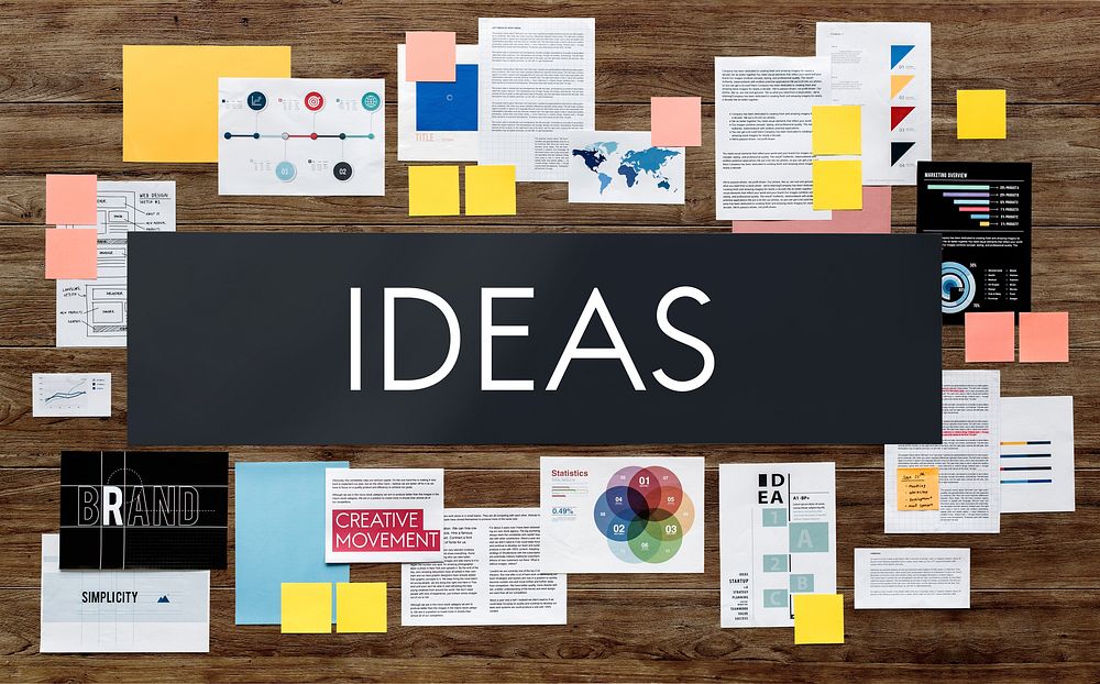Ideas Creativity Thinking Objective Vision Concept