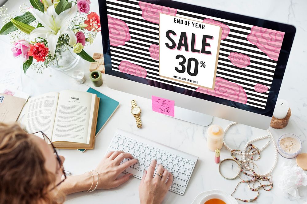Shopping Online Consumerism Connection Sale Concept