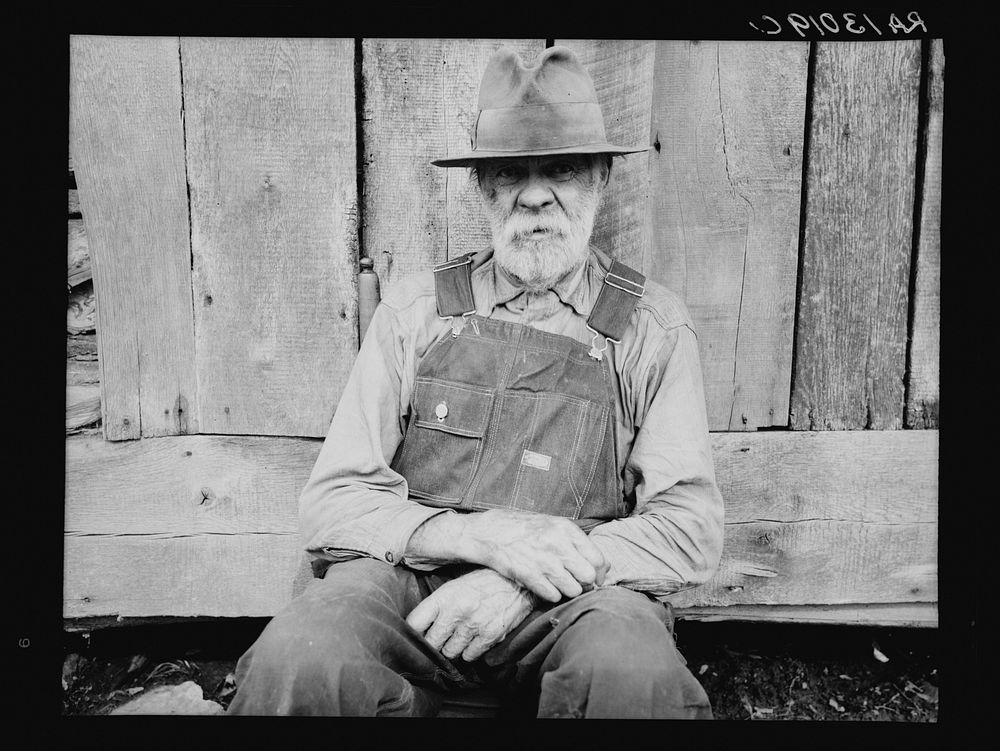 Old settler, property optioned. Near Chillicothe, Ohio. Sourced from the Library of Congress.