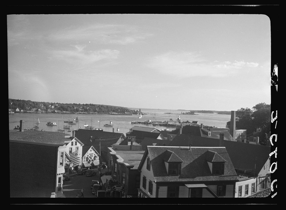 Boothbay Harbor, Maine. Sourced from the Library of Congress.