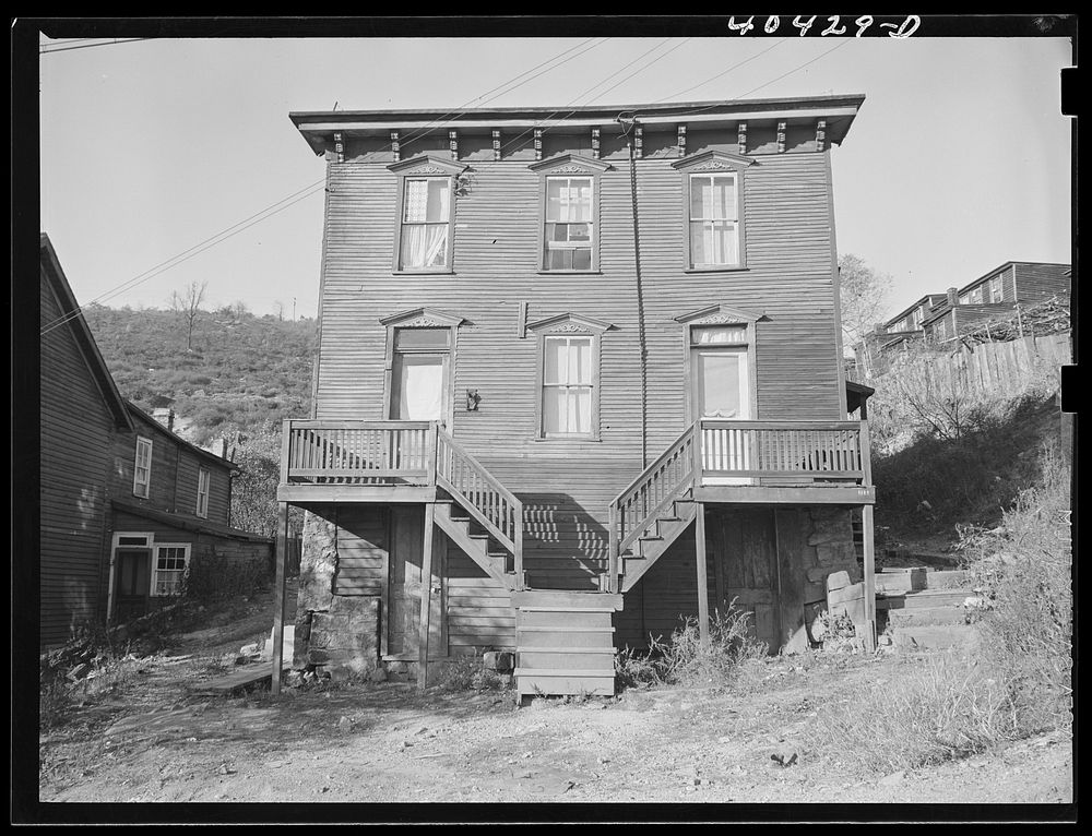 Shenandoah, Pennsylvania. Miner's home in Brownsville sector. Sourced from the Library of Congress.