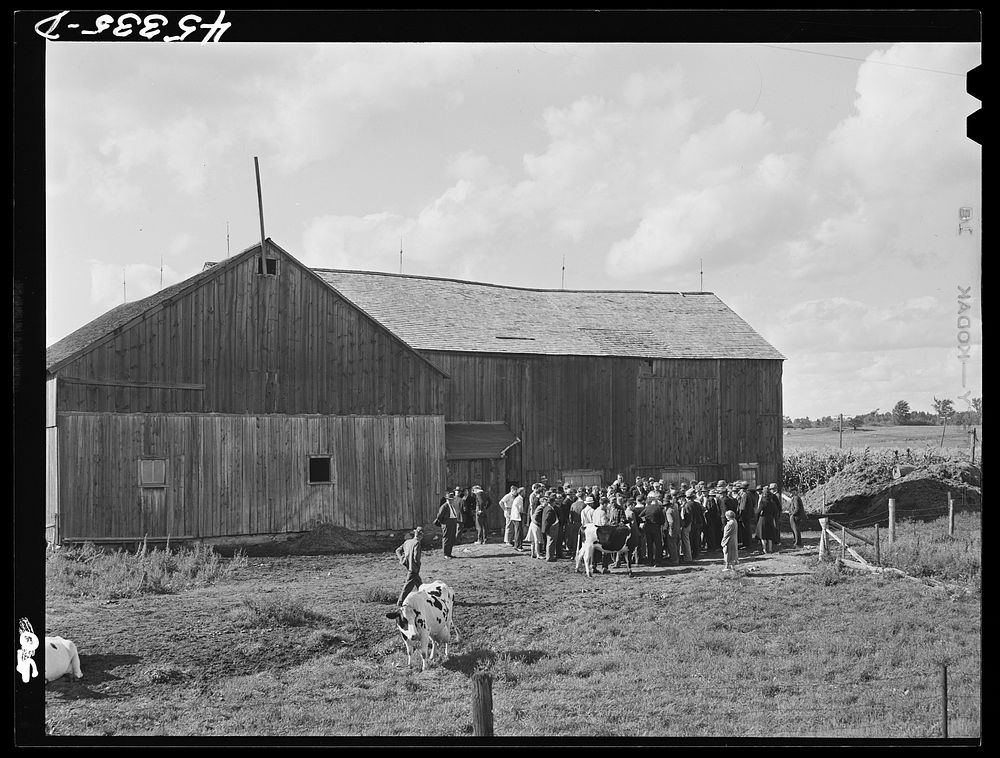 The Pine Camp military area near Watertown, New York, which was expanded under FSA (Farm Security Administration)…