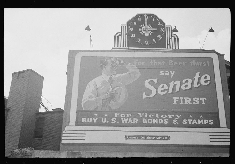 [Washington, D.C. Sign on 14th Street, N.W.]. Sourced from the Library of Congress.