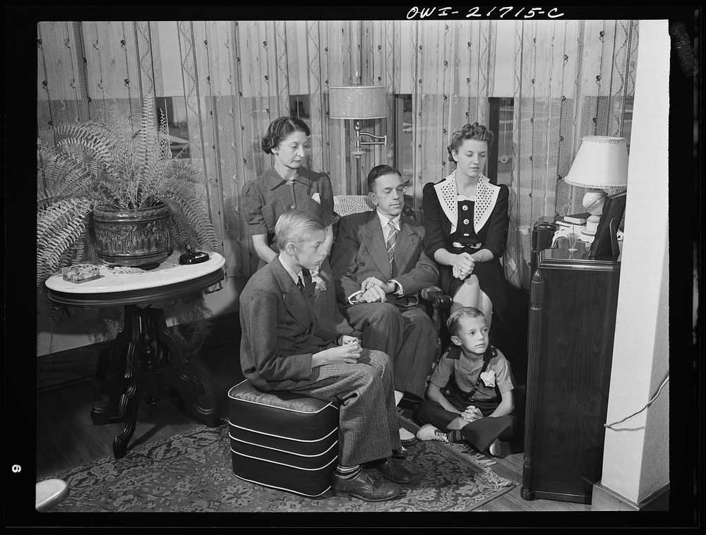 [Untitled photo, possibly related to: Rochester, New York. The Babcocks, an American family]. Sourced from the Library of…