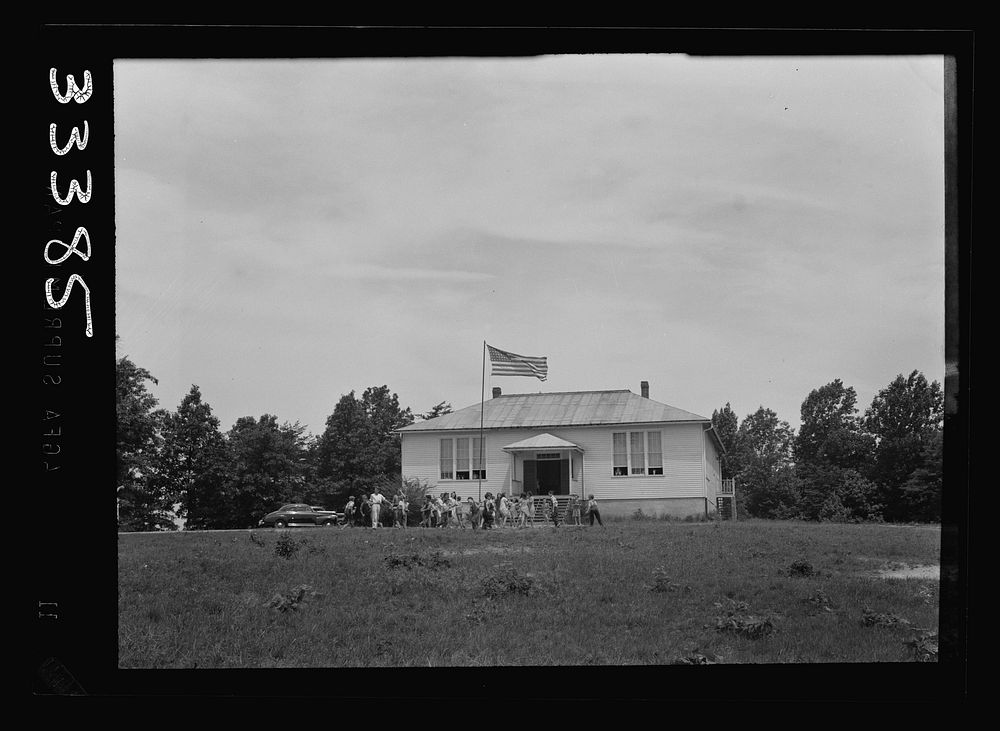 [Untitled photo, possibly related to: Keysville, Virginia. One of the seven schools which was consolidated to make the…