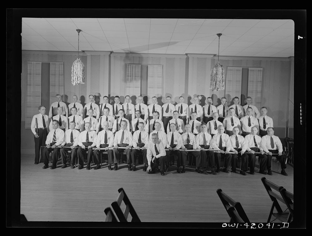 Southington, Connecticut. Group portrait of a policemen's (?) organization. Sourced from the Library of Congress.