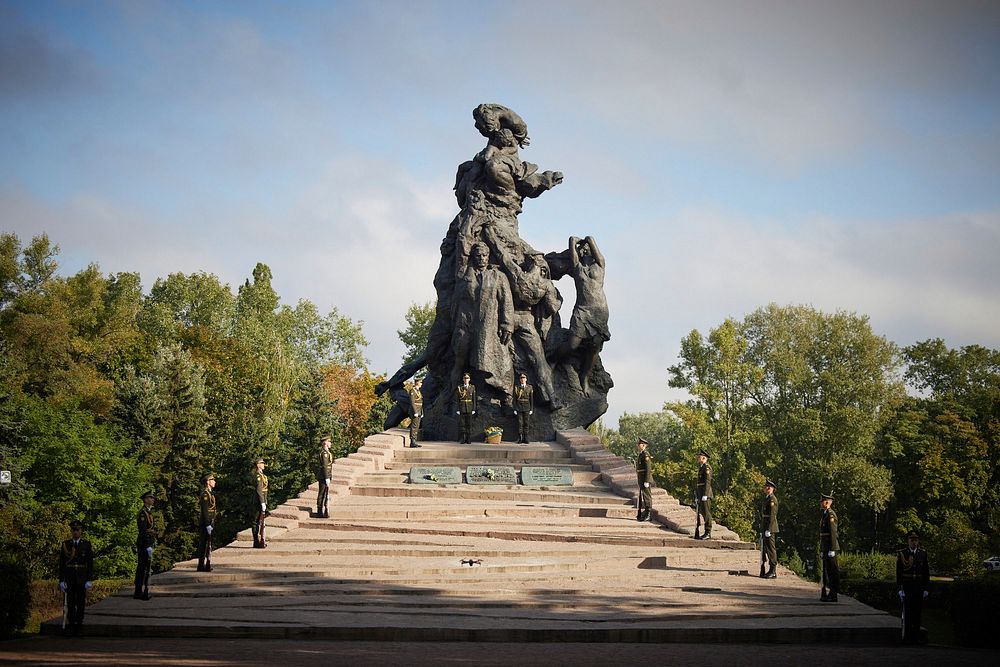 President honored memory of the victims of the Babyn Yar tragedy.