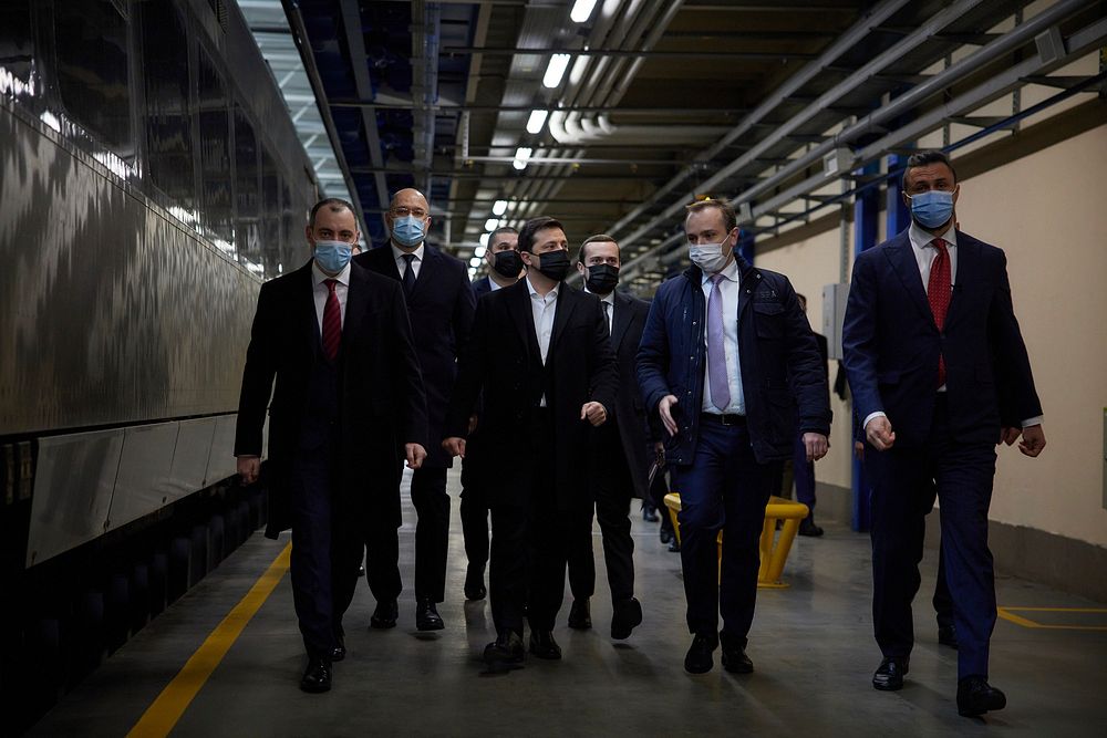 President made a test trip on a new train made in Ukraine.