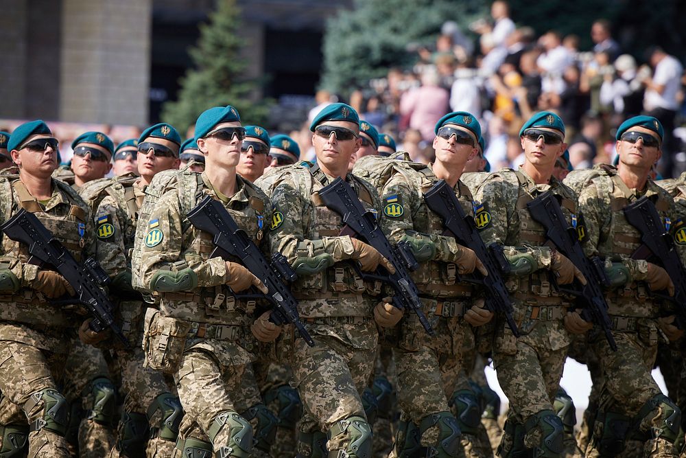 President took part in the festive Parade of Troops on the occasion of the 30th anniversary of Ukraine's independence.