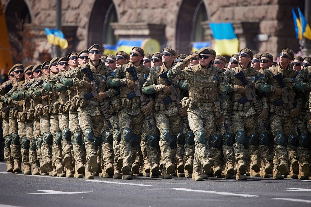 President took part in the festive Parade of Troops on the occasion of the 30th anniversary of Ukraine's independence.