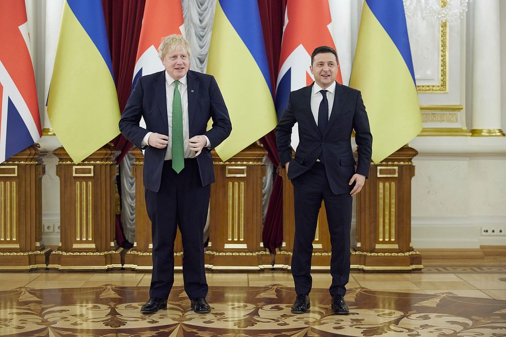 Meeting of the President of Ukraine with the Prime Minister of the United Kingdom. February 1, 2022