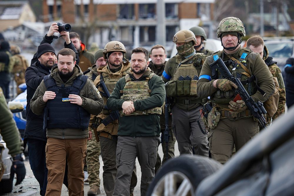 Volodymyr Zelenskyy Visited Bucha, Where | Free Photo - Rawpixel