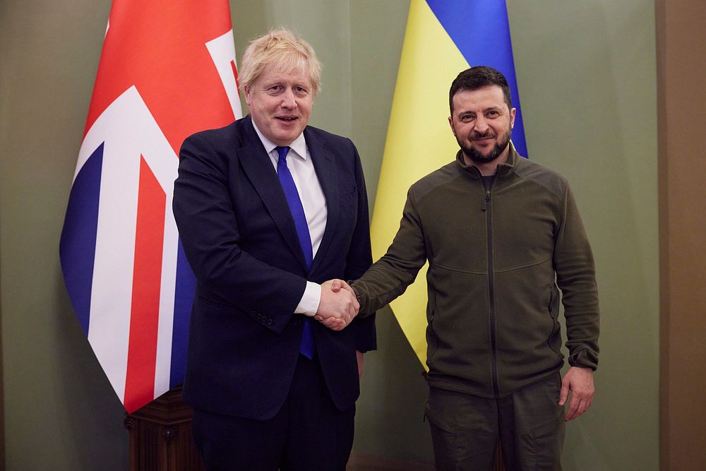 Ukraine and Great Britain will continue to strengthen anti-war coalition - Volodymyr Zelenskyy after meeting with Boris…